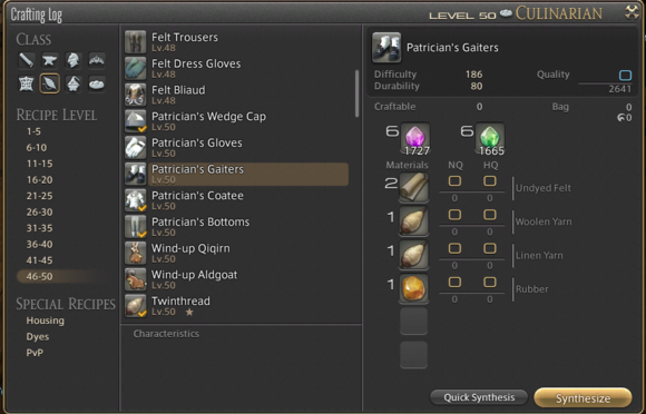 ffxiv crafting level up guide